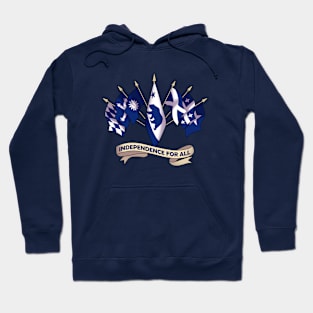 Blue Flags of Independence Hoodie